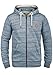Solid SDCraig Herren Sweatjacke Kapuzenjacke Hoodie mit Kapuze Kordelzug Reißverschluss Kängurutasche Baumwollmischung Regular fit, Größe:L, Farbe:Insignia Blue (1991) mit Kapuze günstig Kaufen-Solid SDCraig Herren Sweatjacke Kapuzenjacke Hoodie mit Kapuze Kordelzug Reißverschluss Kängurutasche Baumwollmischung Regular fit, Größe:L, Farbe:Insignia Blue (1991)
