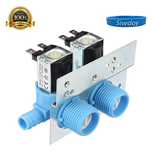 Siwdoy 285805 Water Inlet Valve for Whirlpool Kenmore Washer Washing Machine PS334646 W10110517