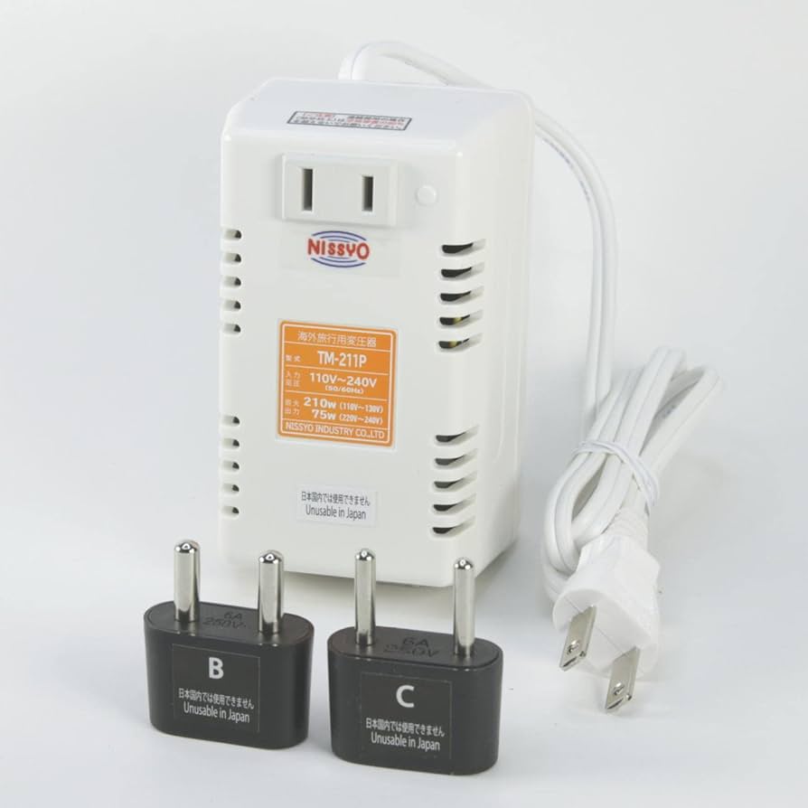 Amazon.co.jp｜日章工業 変圧器 海外 旅行用 トランス式 AC110