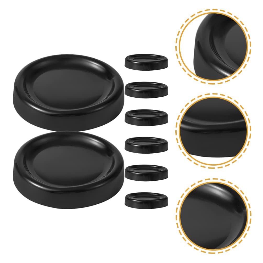 Hemoton 8pcs Washer Vibration Pads Washing Machine Protector Mat Slip Furniture Pads Washing Machine Foot Stabilizer for Washer Easy to Clean
