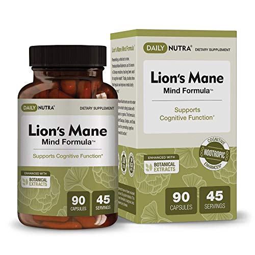 Lion’s mane mind formula by dailynutra - nootropic su…