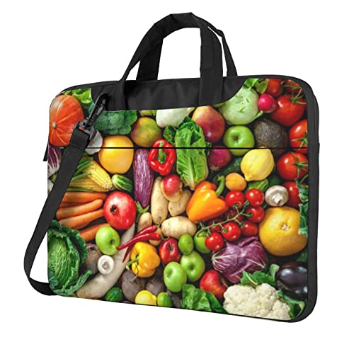 Bolso para laptop con diseño frutas frescas, para portátiles 13-15.6" miniatura 1