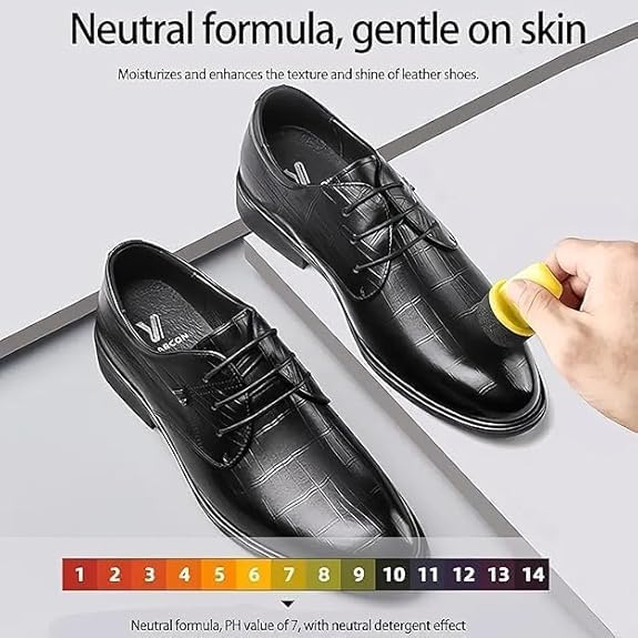 H&HGOLDI Shoes Polish Gel Leather Repair Cream Liquid with Sponge Applicator Natural Cream Leather Shoe Polish Leather Shoe Shine 2