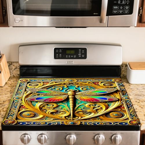 Image of Nuxovilar Dragonfly Stove Cover Diatom Mud 20.47x28.34 In
