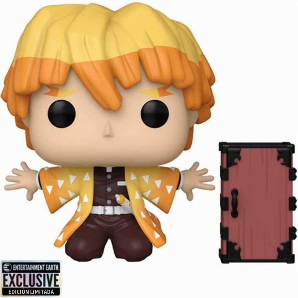 Funko Pop! Animation - Demon Slayer - Zenitsu - (Laying) - Guardianes de la Noche - Figura de Vinilo Coleccionable - Idea de Regalo - Mercancia Oficial - Juguetes para Niños y Adultos - Anime Fans