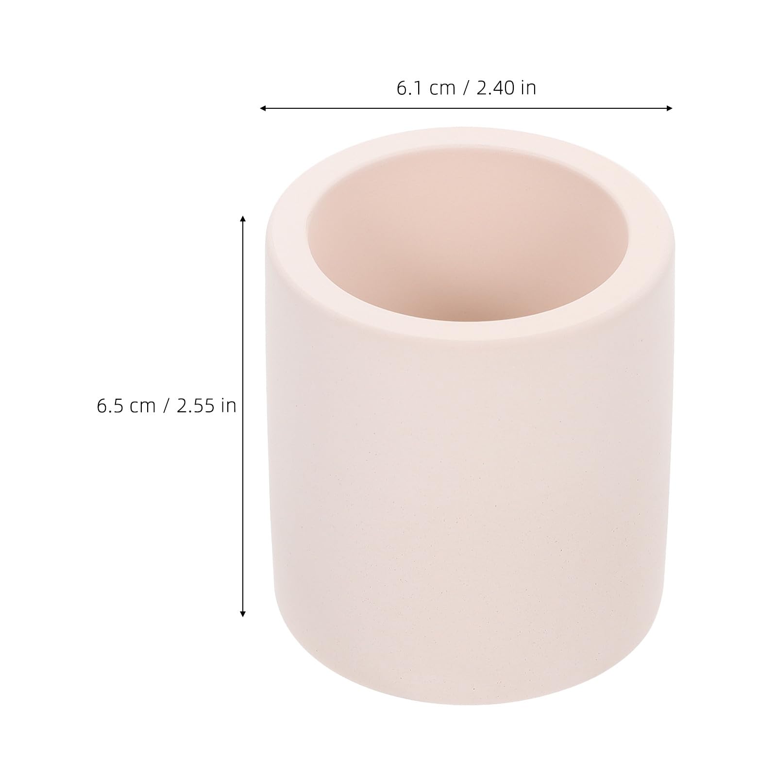 OUNONA 2 Soportes para cepillos de Dientes de diatomita, Vaso para cepillos