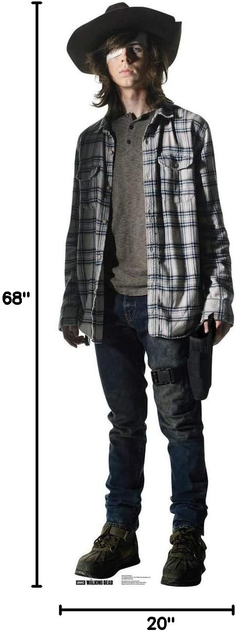 Cardboard People Carl Grimes Life Size Cardboard Cutout Standup - AMC's The Walking Dead