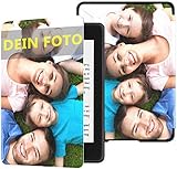 Personalisierte Fotohülle für Kindle Paperwhite 4 (10th Gen, 2018 Released) Benutzerdefinierte Kindle Hülle e-Reader Schutzhülle mit eigenem Foto/Text Fotogeschenk