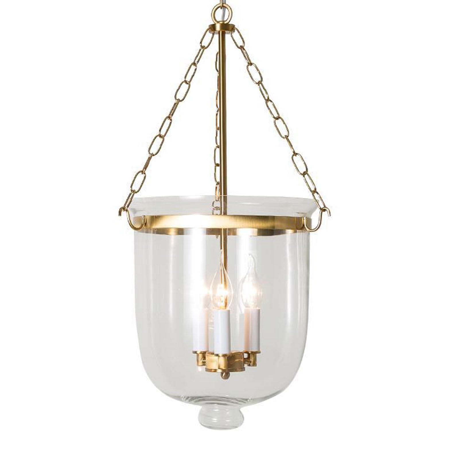 Rszcsmo Gold American Country Glass Pendant Light Modern E14 Bucket Living Room Hanging Lamp Dining Table, Bar, Counter Lighting Fixture