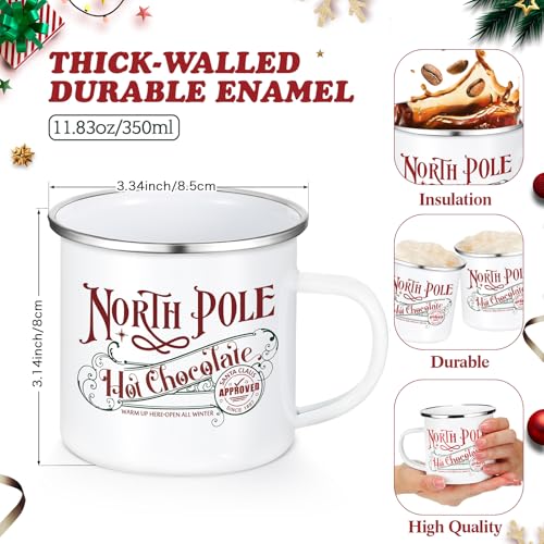 Set 15 Mugs Navidad Acero Esmaltado 350 ml miniatura 2