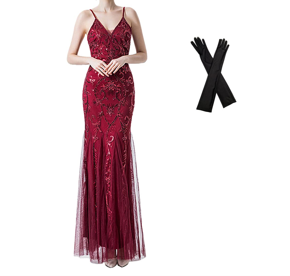 Women Evening Dress 1920s Flapper Cocktail Mermaid Plus Size Formal |  Desertcart Haiti