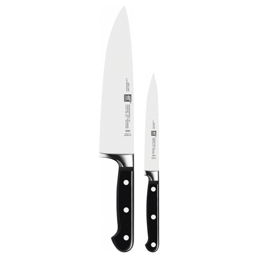Zwilling Coltello Professional-s Set 2 Pezzi, Colore: Argento/Nero