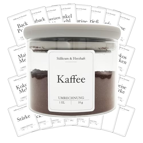 32 küchenaufkleber Süßkram & Herzhaft auf Deutsch - küche aufbewahrung