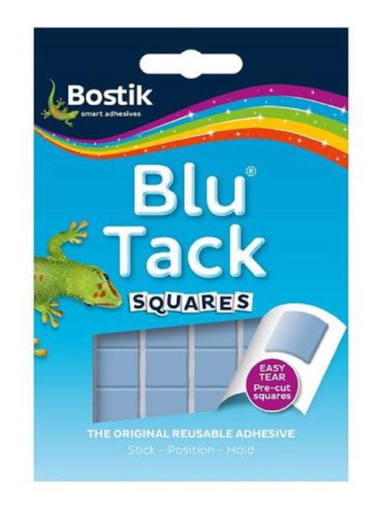 BostikBlu Tack Squares, Pack of 12