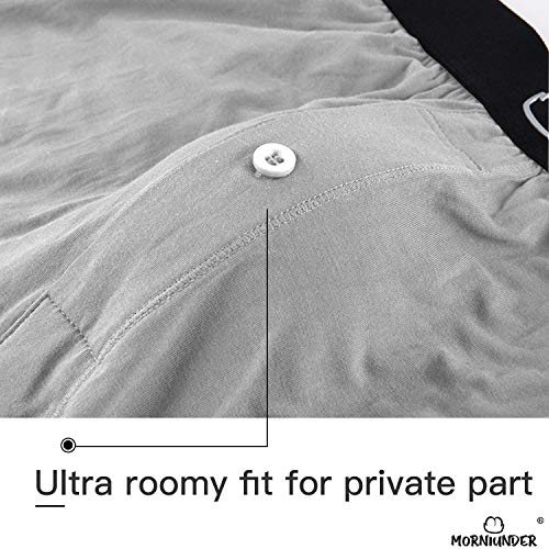 Mens Underwear Bamboo Rayon Boxer Shorts Boxers for Men Cool Breathable 4 Pack 5