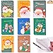 20 Stücke Mini Weihnachten Notizblöcke,Mini Tagebuch Notizblock,Weihnachten Notizbuch Klein für Kinder,Weihnachten Cartoon Notebook,Kinder Klein Notizblöcke,Pocket Notebook