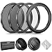 Neewer Lens Accessory Kit for Canon PowerShot SX530 HS, SX520 HS, SX60 HS, SX50 HS, SX40, Includes: Filter Adapter Ring + 67mm Filter Set(UV/CPL/ND4) + Rubber Lens Hood + Lens Cap + Filter Pouch