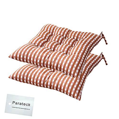 Wishdeal 2 cojines de silla de 38 x 38 cm cojín de asiento sofá almohada silla respaldo cojín hogar oficina bar decoración (café) Cover