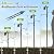 Bird Feeder Pole, 80 Inch Bird House Pole Stand for Outdoors Heavy Duty Metal Feeding Station Kit with 2 Hooks for Birdhouse & Pole Mount birdfeeders Outside, 1 Inch Diameter, 1 Pack