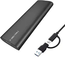 Case externo para SSD M.2 NVMe/SATA USB 3.1 e Tipo-C