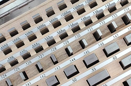 Image of Accusize Steel Gage Block Set, Grade AS-1, 81 Pc, P900-S582