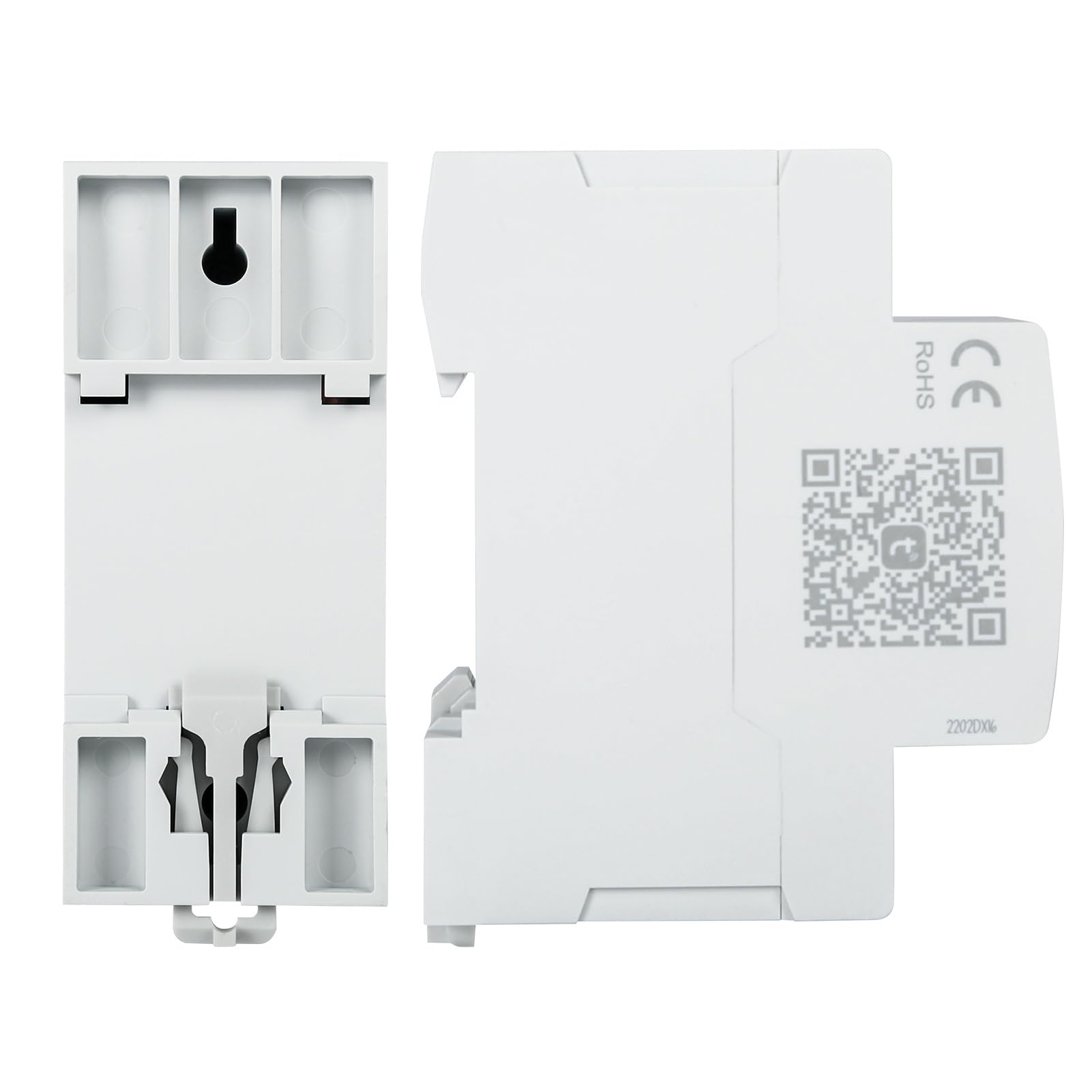 Jadeshay Commutateur Wifi Minuterie Intelligente Wi-Fi Horloge Modulaire Connectée WiFi Contrôlable à Distance via Tuya APP AC220V 4P 63A
