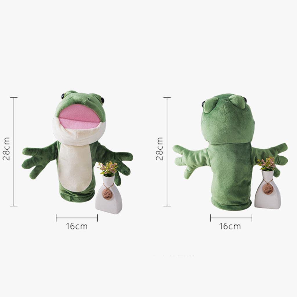 kowaku 2 Piezas Títere de Mano Animal Juguete Creativo Juguete para Juego de Representación para Niños Material Suave Adecuado para Actividades Educativas, Los 28x16cm