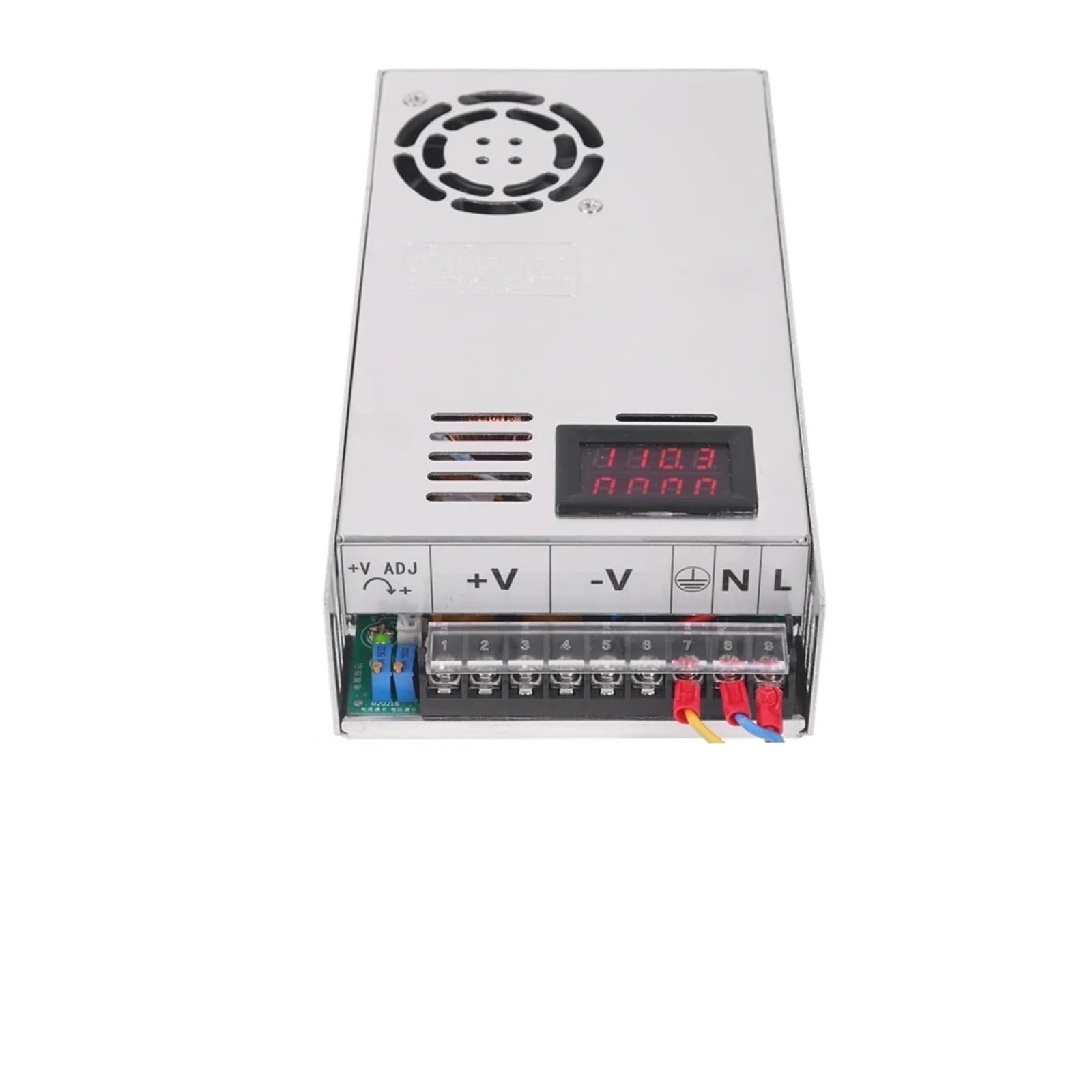 Zasilacz z cyfrowym wyświetlaczem 500 W, 600 W, 1000 W, 1500 W, regulowane napięcie od 0 do 12 V, 15 V, 24 V, 36 V, 110 V, 150 V i 220 V (0-150VDC-600W, 110V)