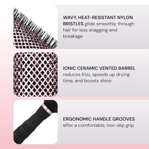 L'ANGE HAIR VolumePro Extra-Long Ceramic Ionic Round Brush, 65mm - image 5
