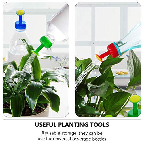 Yardwe 10Pcs Garrafa Tampa De Garrafa Bico de Sprinkler Regador Bico Garrafa Bebedouros Topo Pulveri