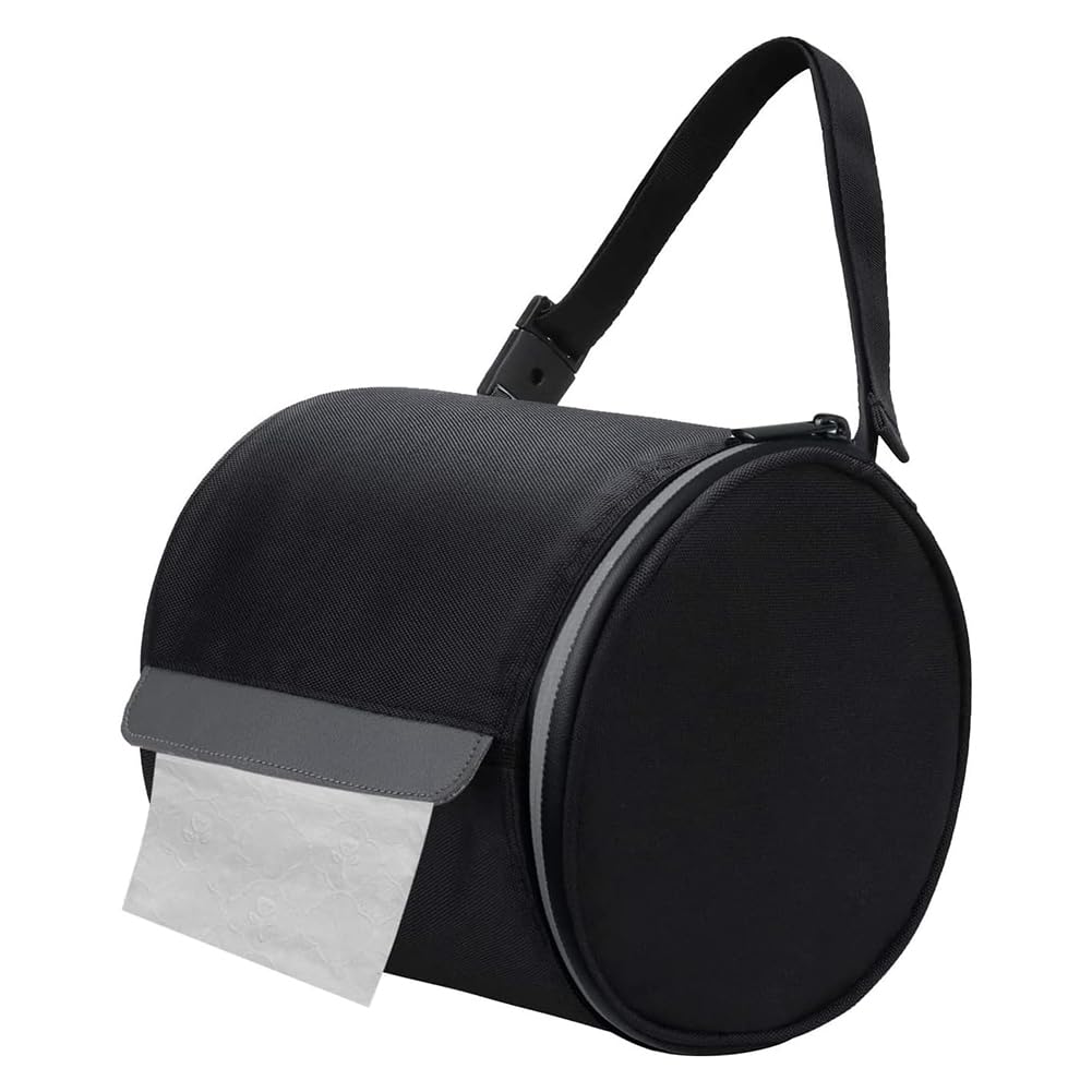 UDSKNV[KSL Waterproof Hanging Toilet Paper Holder Tissue Holder Cat Proof Roll Paper Case Cover Portable Roll Storage Bag