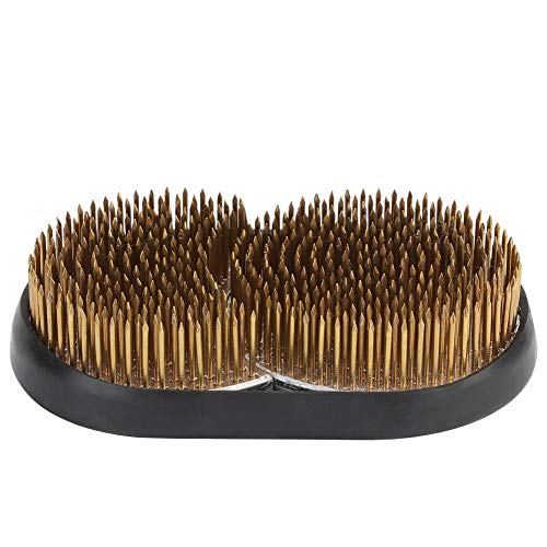 Atyhao Flower Arranger, Frog Flower Fixed Tools Unique Sun and Moon Shape Flower Holder Floral Arrangement Needle Pin Fixed Arranging Tool(Large)