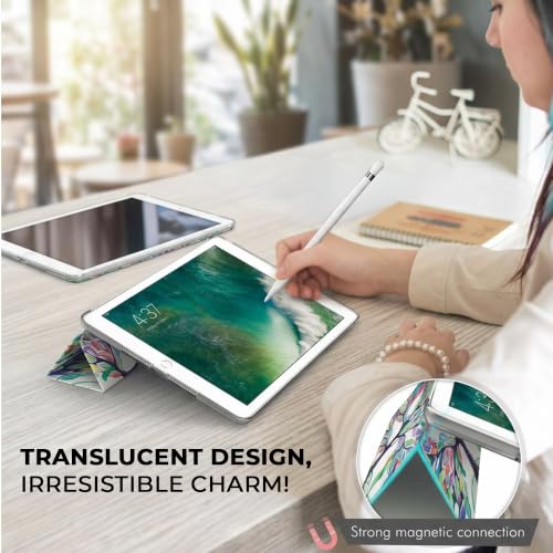 Image of MOCA Case for 10.2 inch iPad 9th 8th 7th Gen 10.2 inch iPads 2021 2020 2019 Launch A2603 A2604 A2605 A2270 A2428 A2429 A2430 A2197 A2198 A2200 Flip Cover (Lucky Tree, 10.2 inch iPad 9th 8th 7th Gen)
