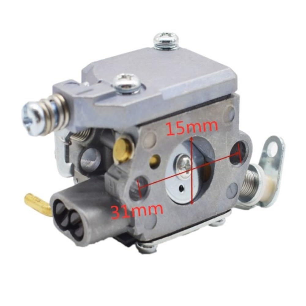 Carburador WT962 Compatible con Motosierra de Gasolina de 25 CC, 2500 G2500, con Tubo de cebador.