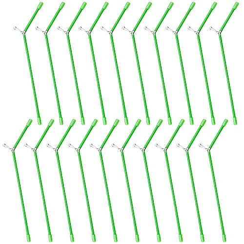 Lot De 40 Manches Anti-enchevêtrement Noir 54 Mm Pour Pêche à La Carpe Et Au Barbeau