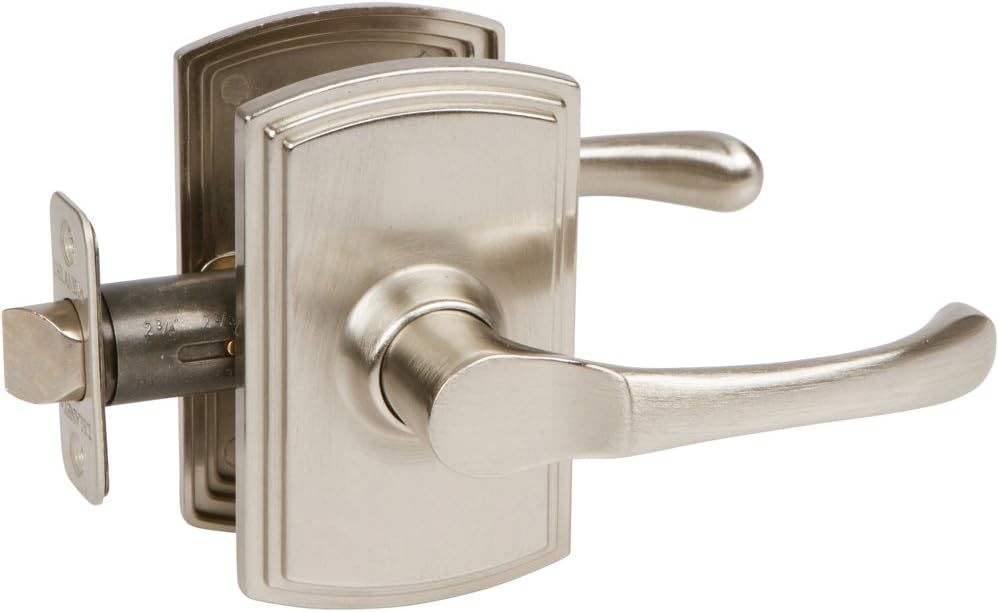 Delaney Hardware 364207 Artino Passage Lever in Bronze, Bronze Passage Handle Set, Bronze Passage French Door Handle, Bronze Interior Door Handle, Interior Door Hardware, Passage Door Handle