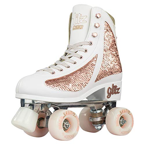Crazy Skates Glitz Roller Skates for Women and Girls - Dazzling Glitter Sparkle
