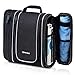 Kulturbeutel (33 cm) mit 3 Abnehmbare Taschen + Wasserdicht Multi Tasche – Reisen Kosmetiktasche zum aufhängen für Männer oder Frauen – Beste Groß Hygiene Tasche & Toilettenartikel Lagerung, schwarz