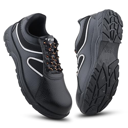 FUEL Shank ISI Marked Industrial Safety Shoes for Men with Synthe...