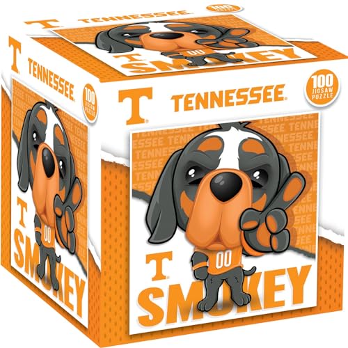 Tennessee Volunteers NCAA Mascot 100 Piece Square Puzzle