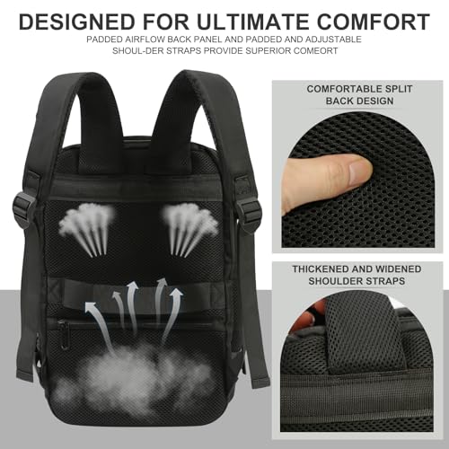 Sac Cabine Ryanair 40X30X20 : CNMTCCO Sac a Dos Voyage Cabine Avion 40x30x20 pour Ryanair - Val... – Image 6