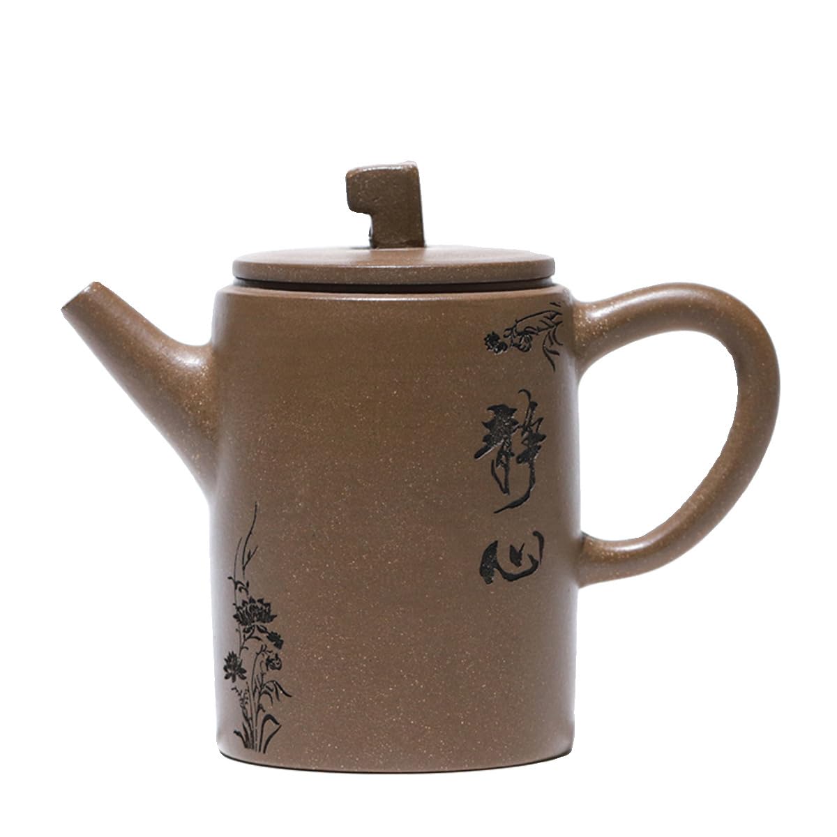 Ceramiczny dzbanek do herbaty, 270 ml, antyczna fioletowa glina, ręcznie rzeźbiony pojemnik, czajnik do herbaty i błota, czajnik z sitkiem, zestaw do herbaty Zisha, ceramiczny dzbanek do herbaty
