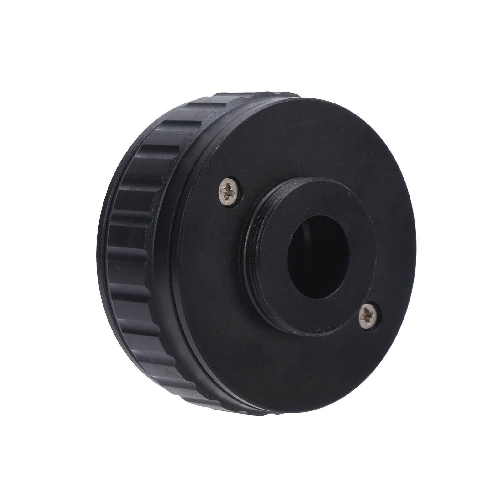 plplaaoo Rurka adaptera obiektywu z mocowaniem C Wysokiej jakości trwałe akcesorium do mikroskopu 38 mm do trójokularowego mikroskopu stereoskopowego i aluminiowego szkła optyczneg