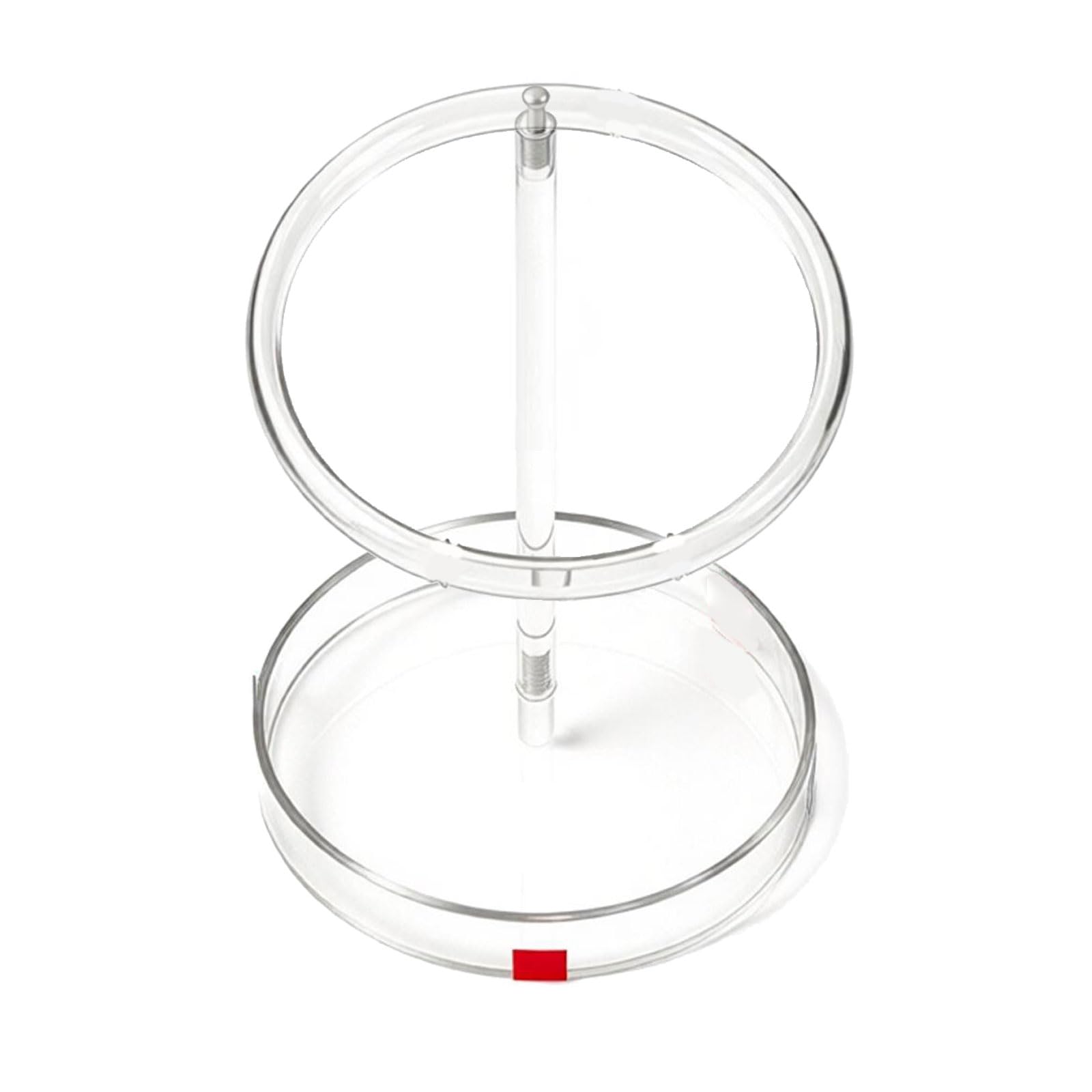TFAOYS 2 Tiers Jewelry Holder for Organizing and Showcasing Your Earrings and Rings Acrylic Jewelry Planner