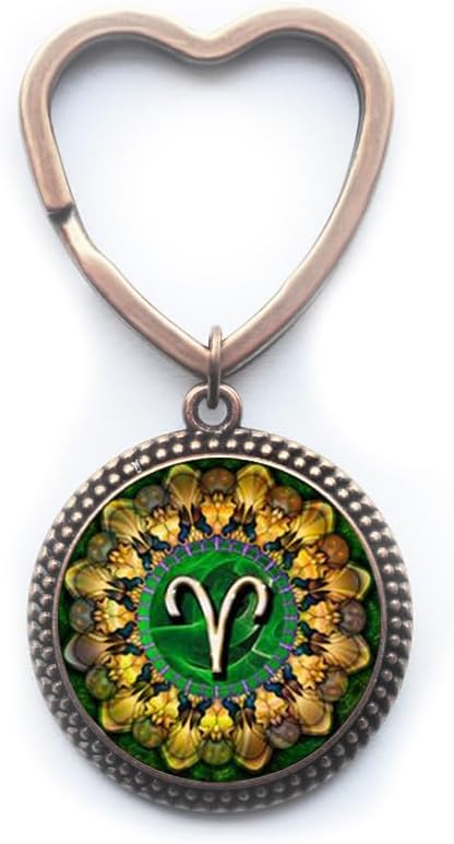 Aries Zodiac Keychain,Aries Key Ring,Aries Zodiac Jewelry,Aries constellation Keychain,Aries Zodiac Sign,Q0121