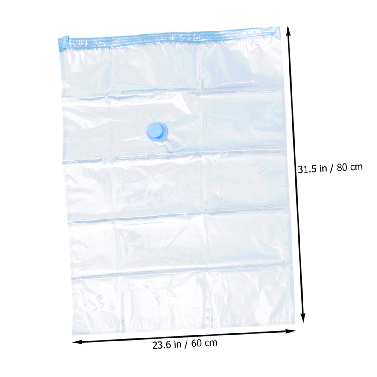 PRETYZOOM 10pezzi Sacchetti Sottovuoto Compressione Per Abbigliamento e Trapunte Con Pompa Inclusa Organizzatori Per e Resistente