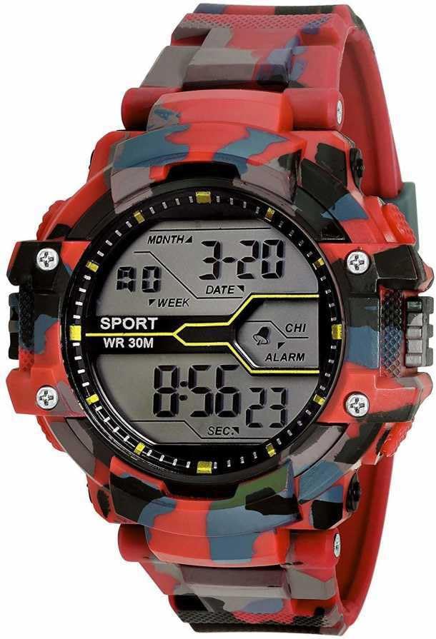 GIFFEMANS Army Multi-Color Digital Watch for Girls & Boys New Generation Gift Lovely Digital (B0CLFFRGMJ) Amazon Price History, Amazon Price Tracker