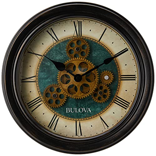 12.8 Industrial Gear Motion Wall Clock