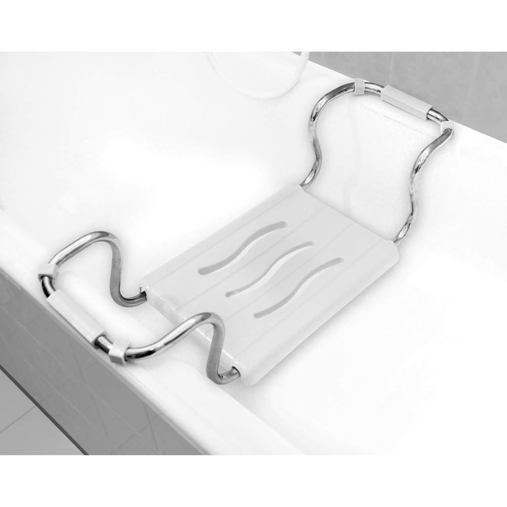 Orion group Secura - Asiento para bañera (extensible, 120 kg), color blanco