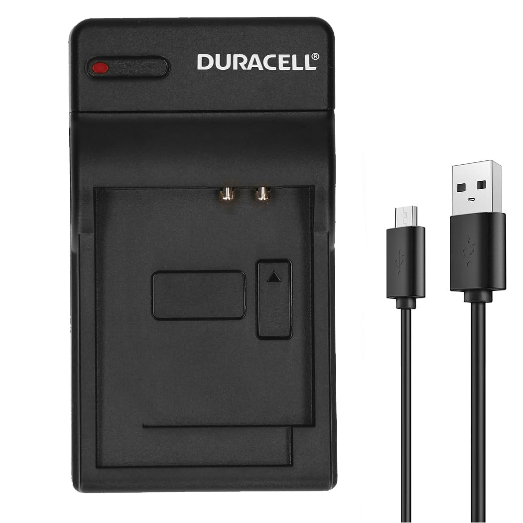 Duracell DRS5963 Charger with USB Cable, Black